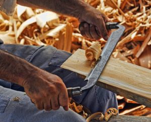 woodworking on progress